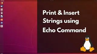 How to Print & Insert Strings using echo Command in Linux