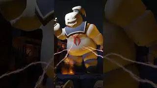 GHOSTBUSTERS Movie Ride! Blowing Up Stay Puff!  
