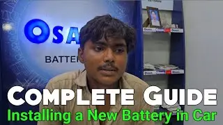 Guide to install a new Battery in Car | Maintenance Free Dry Car Battery