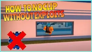 ROBLOX JAILBREAK HOW TO NOCLIP WITHOUT EXPLOITING! (GLITCH!)