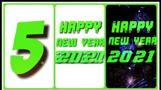New Green Screen Video | Happy New Year 2021 Green Screen Effects | Happy New Year Count Down