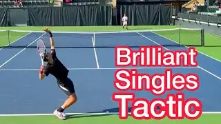 Try This Smart Serving Tactic In Singles (Win More Tennis Matches)