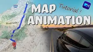 How to Make a Map Animation Video For Road Trips | PowerDirector App