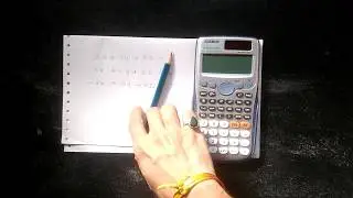 How to solve linear equations with 3 variables using scientific calculator CASIO fx-991ES PLUS