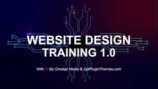 Website Design Training Promo