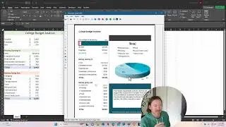 Creating a Simple Budget in Excel with a Pie Chart