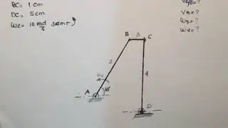 Cálculo de velocidad en mecanismo: método gráfico.