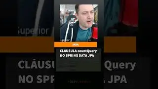 Cláusula countQuery no Spring Data JPA