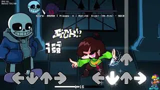 Friday Night Funkin (Judgement but Sans and Chara sing it)