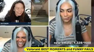 valorant cute girls FUNNY FAILS | Highlights