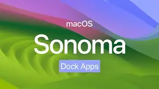 MacOS Sonoma: Adding Web Sites to your Dock