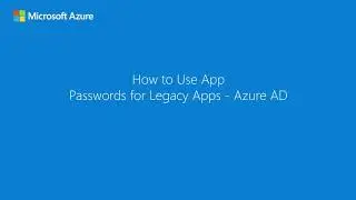 How to use app passwords for legacy apps - Entra ID