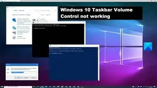 Windows 10 Taskbar Volume Control not working