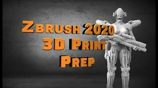 Zbrush 2020 3D Print Prep