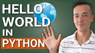 Writing a simple “Hello word” program in Python 3