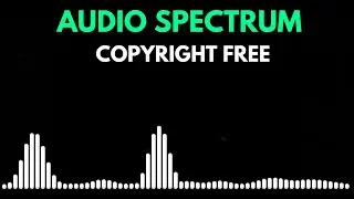 Audio Waveform Visualization Effect | copyright free video