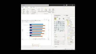 clustered bar chart in power bi | power bi telugu