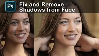 Fix and Remove unwanted Shadow from Face | Photoshop Tutorial