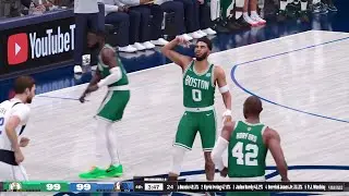 NBA 2K24 Ultra Realistic Finals Mode | CELTICS vs MAVERICKS FULL GAME 3 HIGHLIGHTS