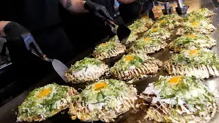 Okonomiyaki that is better than Japan! okonomiyaki cooking skills - korean street food