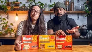 Andrew tries MUSHROOMS!  Meati Foods Mushroom Root Protein Review & Taste Test