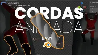 Corda 3D + Animação no Blender