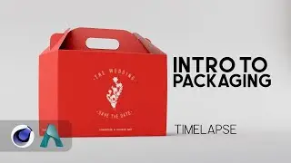 Intro to Packaging in C4D & Arnold (Timelapse)