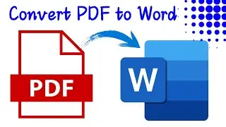 How To Convert PDF to WORD ( 📄➡️📝)