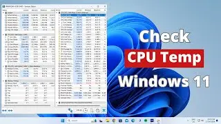 How to Check CPU Temperature in Windows 11 Laptop or PC