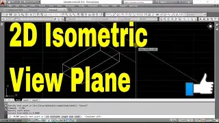 AutoCAD How To Draw Isometric Drawing in AutoCAD, How to Switch to 2d Isometric View
