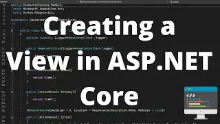 How to Create a View in ASP.NET Core MVC - Character Counter Website