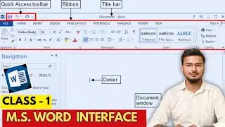 MS Word 2013 Interface Explained | Complete MS Word Tutorial: Learn Microsoft Word Step by Step