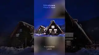 Beautiful Town in Japan  | Shirakawa