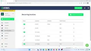 Kernel Billing Software Demo | Recurring Invoices