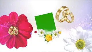 green screen wedding slideshow template