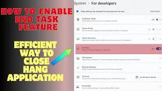 Closing Frozen Apps in Seconds: End Task Method Revealed