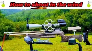 Air Rifle Target Shooting In The Wind