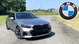 2025 BMW 530i M Sport: POV Start Up, Test Drive, Walkaround and Review