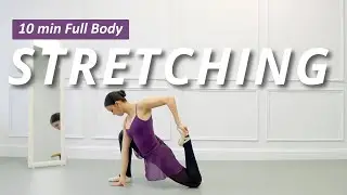 Full Body Stretching Routine Follow Along | NO VOICE | Ballet For All