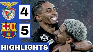 🔴🔵Benfica vs Barcelona (4-5) Extended HIGHLIGHTS | UEFA Champions League