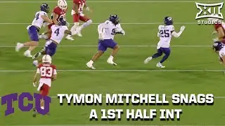 TCU's DL Tymon Mitchell Collects an INT in Week 1