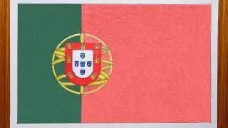 How to Draw Portuguese Flag / Flag of Portugal Step by Step || Portugal Flag Drawing