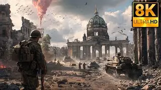 THE EUROPE WAR 1944 | IMMERSIVE ULTRA Graphics Gameplay | Call of Duty WWII | RTX 4090 | 8K