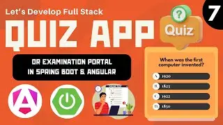 Create Navbar, Shared Module, Signup Component | Quiz App or Exam Portal | Spring Boot & Angular |#7