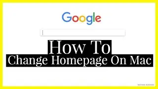 How To Make Google My Homepage