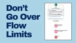 How to Combine Salesforce Flows to Not Go Over Your Limits