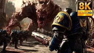 FOR THE EMPEROR | Warhammer 40K Space Marine LOOKS ABSOLUTELY TERRIFYING | 8K