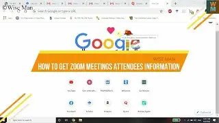 HOW TO GET ZOOM MEETINGS ATTENDEES INFORMATION