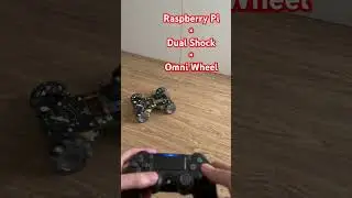 Raspberry Pi × Dual Shock 4 (PS4 Controller) × Mecanum Wheel