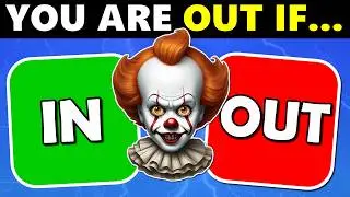 IN or OUT Game! 👍👎 Scary Edition 😱 Interactive Game 🫣